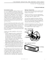 Preview for 7 page of ClimateMaster Tranquility TZH 024 Series Installation, Operation & Maintenence Manual