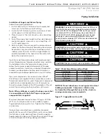 Preview for 13 page of ClimateMaster Tranquility TZH 024 Series Installation, Operation & Maintenence Manual