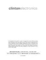 Preview for 27 page of Clinton Electronics CE-RP2 Instruction Manual