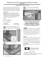 Preview for 2 page of Clinton 7360 Assembly Instructions