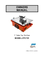 Clipper CTC701 Owner'S Manual preview