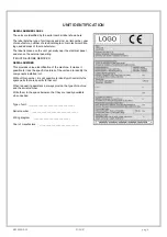 Preview for 2 page of CLIVET WSAN-EE 82 Installation And Use Manual