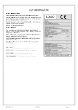 Preview for 4 page of CLIVET WSH-EE 101 Installation And Use Manual