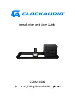 Clockaudio CCRM 4000 Installation And User Manual preview