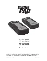 Preview for 32 page of Clore Automotive Booster Pac ES400 Operator'S Manual