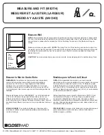 Preview for 5 page of Closet Maid SHELFTRACK Assembly Instructions Manual