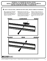 Preview for 10 page of Closet Maid SHELFTRACK Assembly Instructions Manual