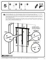 Preview for 14 page of Closet Maid SHELFTRACK Assembly Instructions Manual