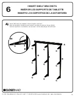 Preview for 15 page of Closet Maid SHELFTRACK Assembly Instructions Manual