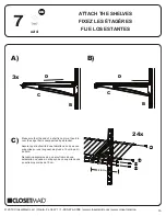 Preview for 16 page of Closet Maid SHELFTRACK Assembly Instructions Manual