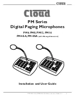 Preview for 1 page of Cloud PM-8SA Installation And User Manual