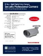 Preview for 2 page of Clover HDC501 Specifications