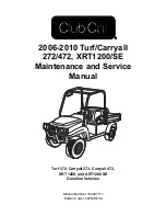 Club Car CARRYALL 272 Maintenance And Service Manual preview