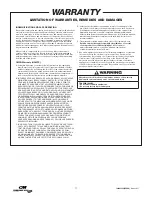 Preview for 11 page of CM Hurricane Mini 360 Operating, Maintenance & Parts Manual