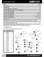 Preview for 84 page of CMT ORANGE TOOLS CMT300 Instruction Manual