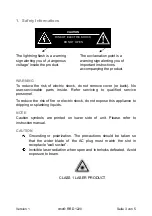 Preview for 3 page of CMX RRD 1220 User Manual