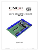 Preview for 1 page of CNC4PC C25XP User Manual