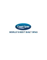 Preview for 34 page of Coast Spas President's Club Special Freedom Owner'S Manual