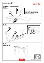 Preview for 3 page of Coaster 935867 Assembly Instructions