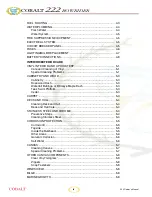 Preview for 6 page of Cobalt Digital Inc 222 BOWRIDER Owner'S Manual