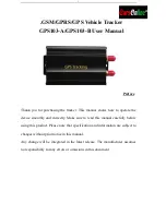 Coban GPS103-A User Manual preview