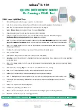 Preview for 2 page of cobas b 101 Quick Reference Manual