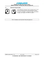 Preview for 4 page of COBHAM 806-005 Installation And Operation Manual Supplement