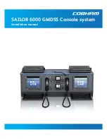 COBHAM SAILOR 6000 Installation Manual preview