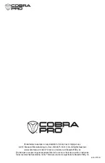 Preview for 6 page of Cobra Pro CP1020 Operational Manual