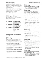 Preview for 5 page of Cobra Combi Safety And Operating Instructions Manual