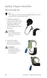 Preview for 6 page of Cochlear Nucleus 7 Aqua+ User Manual