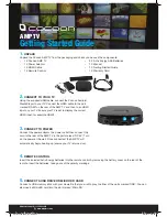 Cocoon AMP TV Getting Started Manual preview