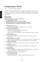 Preview for 10 page of Cocraft HC16 Original Instructions Manual