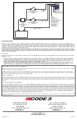 Preview for 7 page of Code 3 CD9012 Series Installation And Operation Instructions Manual