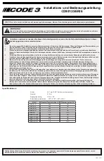 Preview for 11 page of Code 3 CD9012 Series Installation And Operation Instructions Manual