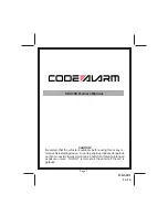 Code Alarm CA 410A Owner'S Manual preview