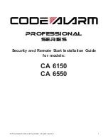 Code Alarm CA 6150 Installation Manual preview