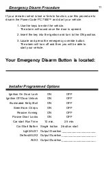 Preview for 11 page of Code Alarm PC 7500 Owner'S Manual