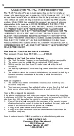 Preview for 14 page of Code Alarm PC 7500 Owner'S Manual