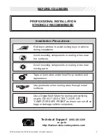 Preview for 3 page of Code Alarm Professional Series CA 1050 User Manual