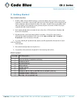 Preview for 4 page of Code Blue CB 2-e Administrator'S Manual