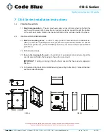 Preview for 11 page of Code Blue CB 6 Series Administrator'S Manual