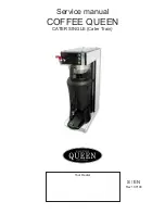 Coffee Queen CATER Service Manual preview