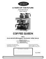 Preview for 1 page of Coffee Queen DA 4 User Manual