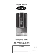 Coffee Queen Empire Hot Service Manual preview