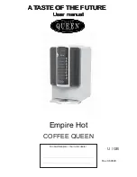 Coffee Queen Empire Hot User Manual preview