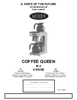 Preview for 1 page of Coffee Queen M-2 User Manual