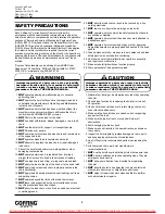 Preview for 2 page of Coffing Hoists JLC Series Operating, Maintenance And Parts Manual