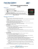 Preview for 19 page of Cold Shot Chillers ACWC-180-EM-DR-LT-0-5 Installation, Operation And Maintenance Instructions