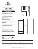 Preview for 2 page of ColdTech J1GF-12S Specifications